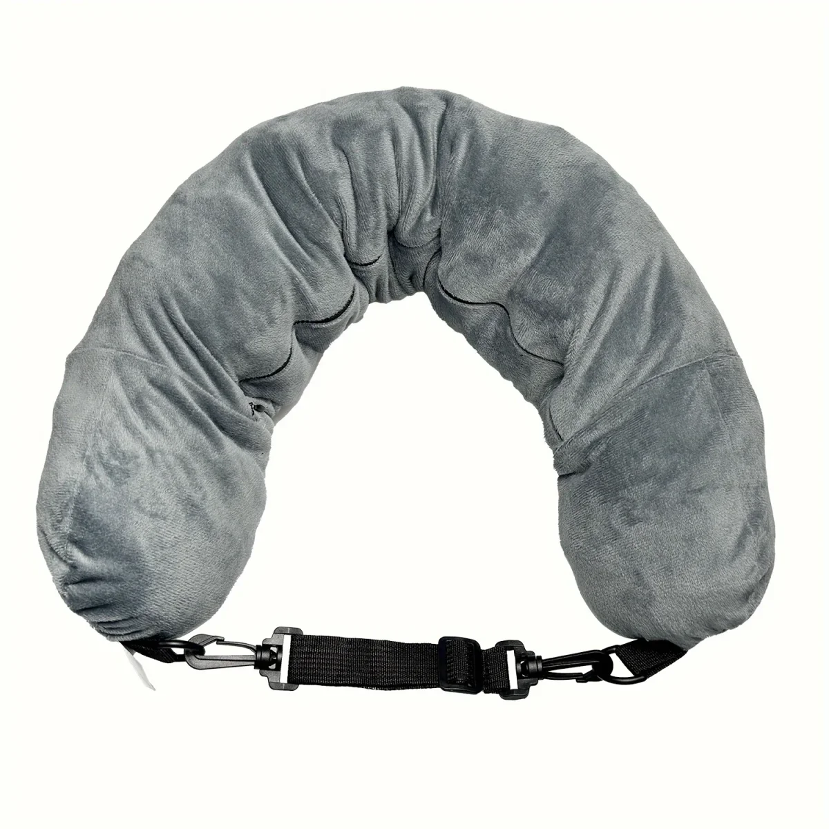 Travel Pillow - Verstelbaar polyester nekkussen met opbergtas, lichtgewicht en comfortabel - immagine 4