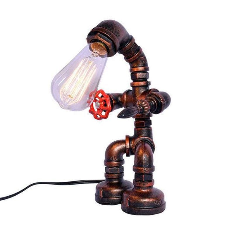 RoboLume - Retro-Futuristische Robot Tafellamp - immagine 2