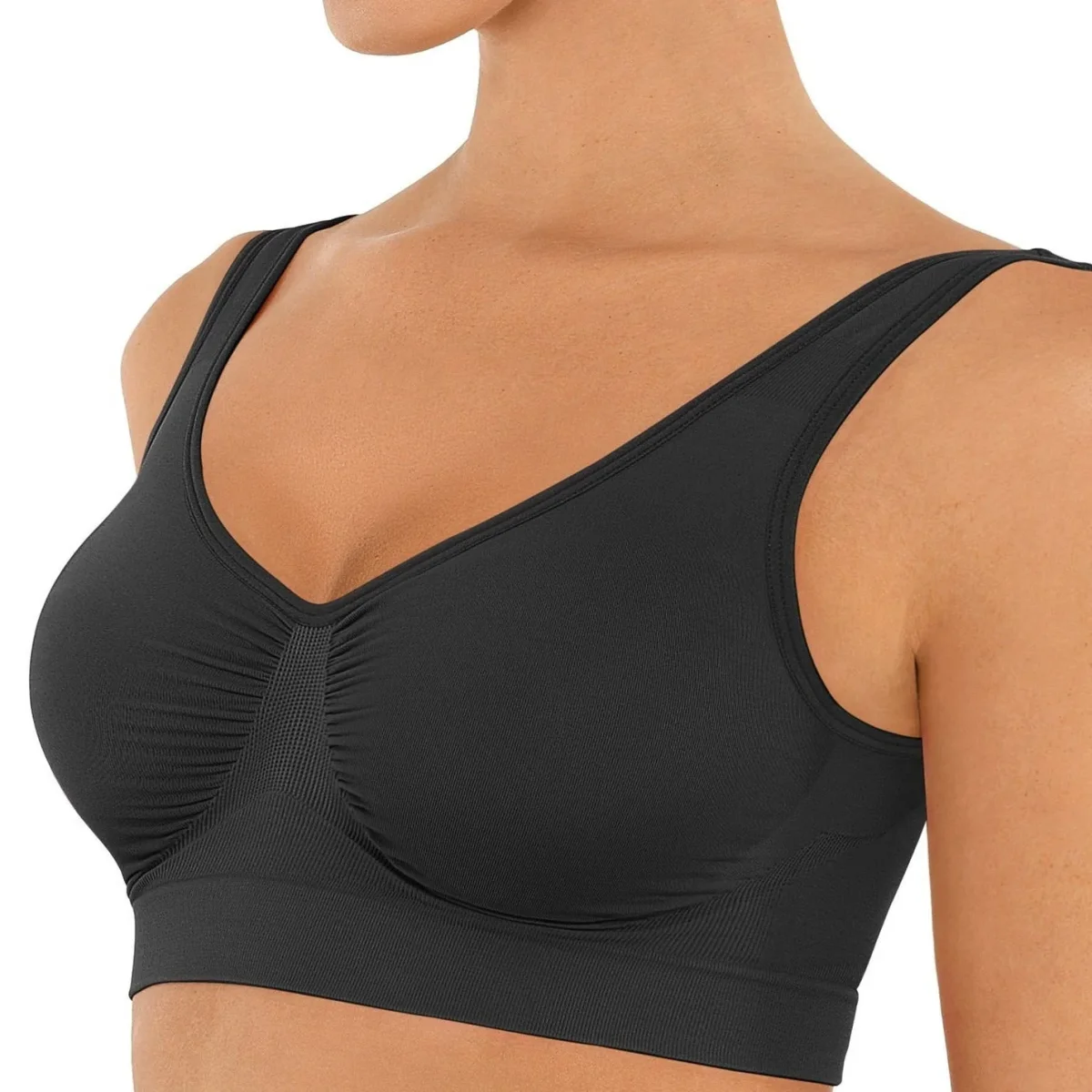 Sport Bh Naadloos Comfort Medium Support Dagelijks - immagine 5