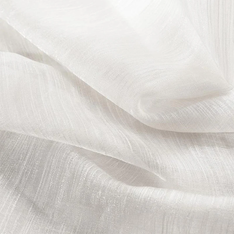 Ivy Streamer Glanzende Transparante Gordijnen Tulle - immagine 5