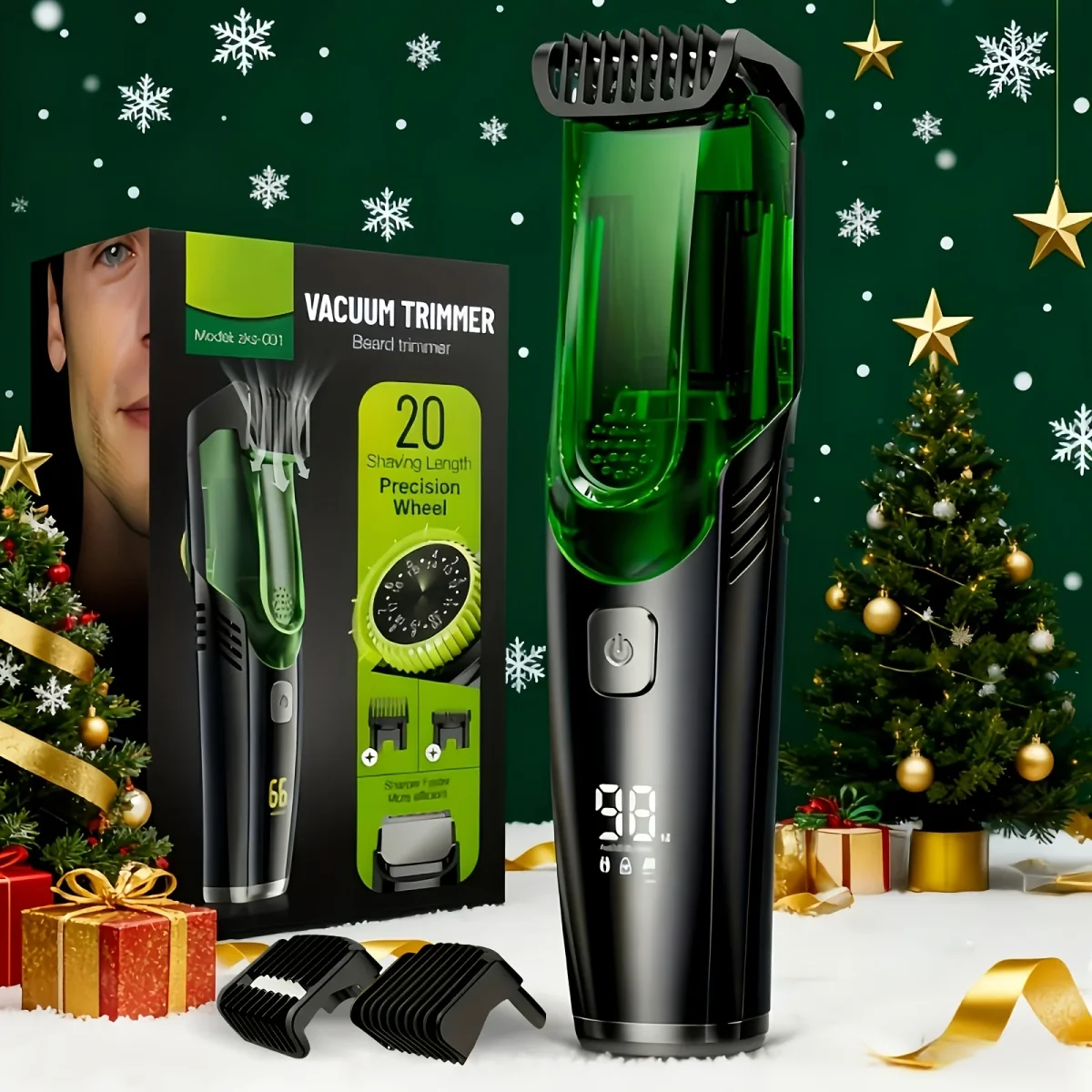 Baardtrimmer Draadloos Precisie USB Oplaadbaar - immagine 7