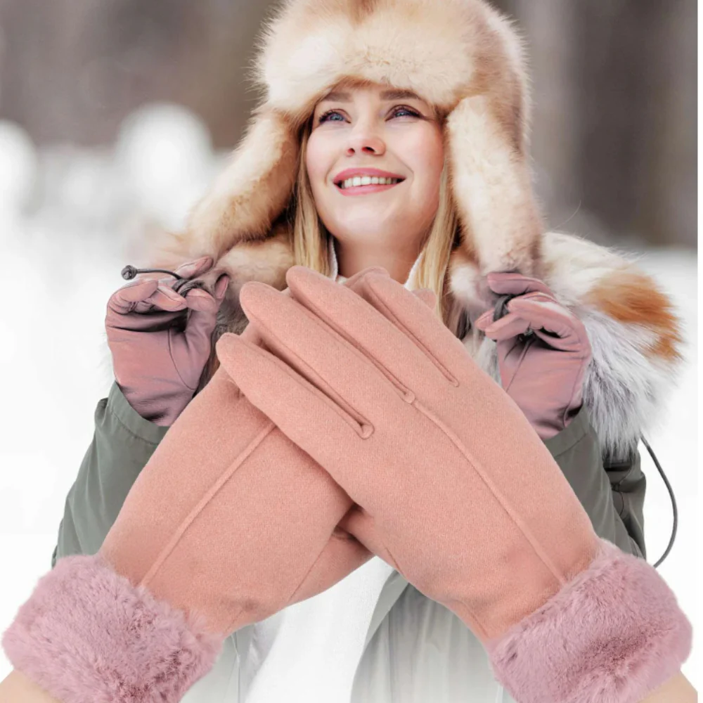 Dames Winterhandschoenen Aanraakscherm Buiten Gebruik - immagine 8