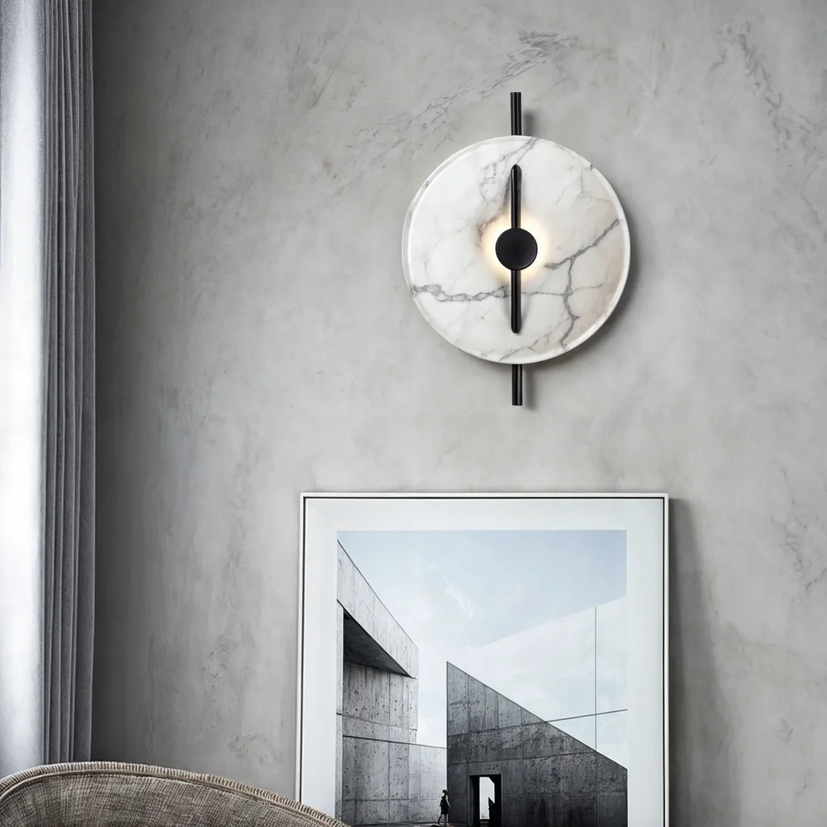 Marmeren Manie Tafellamp: Luxe Verlichting voor een Elegant Interieur - immagine 3