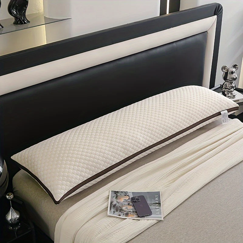 Premium Zacht Gebreid Bubbel 3D Massage Lichaamskussen - Ondersteunend en Comfortabel voor Zijslapers en Buikslapers - immagine 9