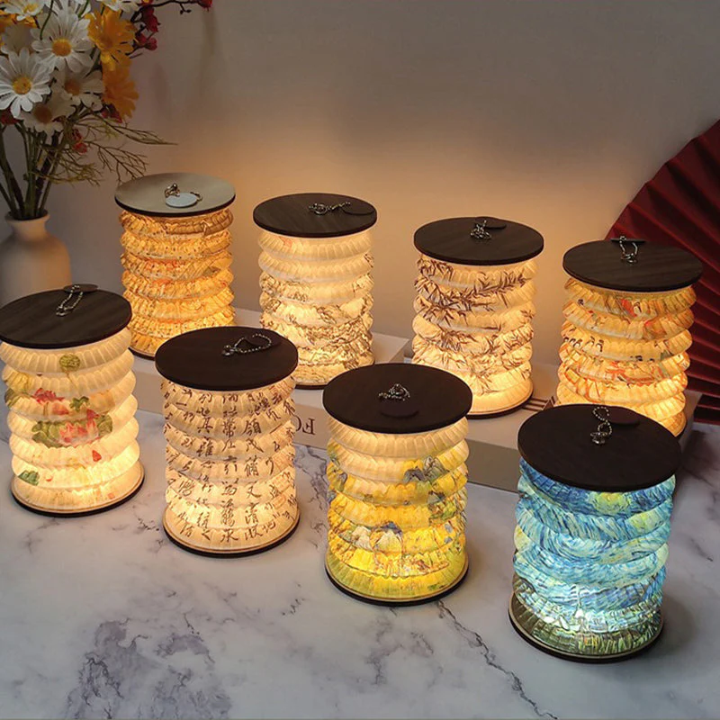 LumiLantern – Opvouwbare LED Lantaarn met Compact Design, Draagbare Decoratieve Lamp - immagine 3