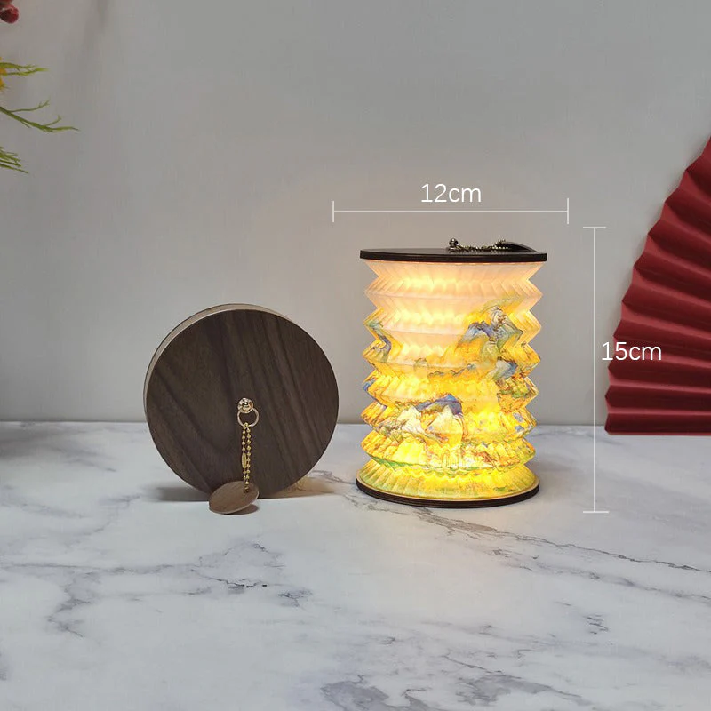 LumiLantern – Opvouwbare LED Lantaarn met Compact Design, Draagbare Decoratieve Lamp - immagine 9