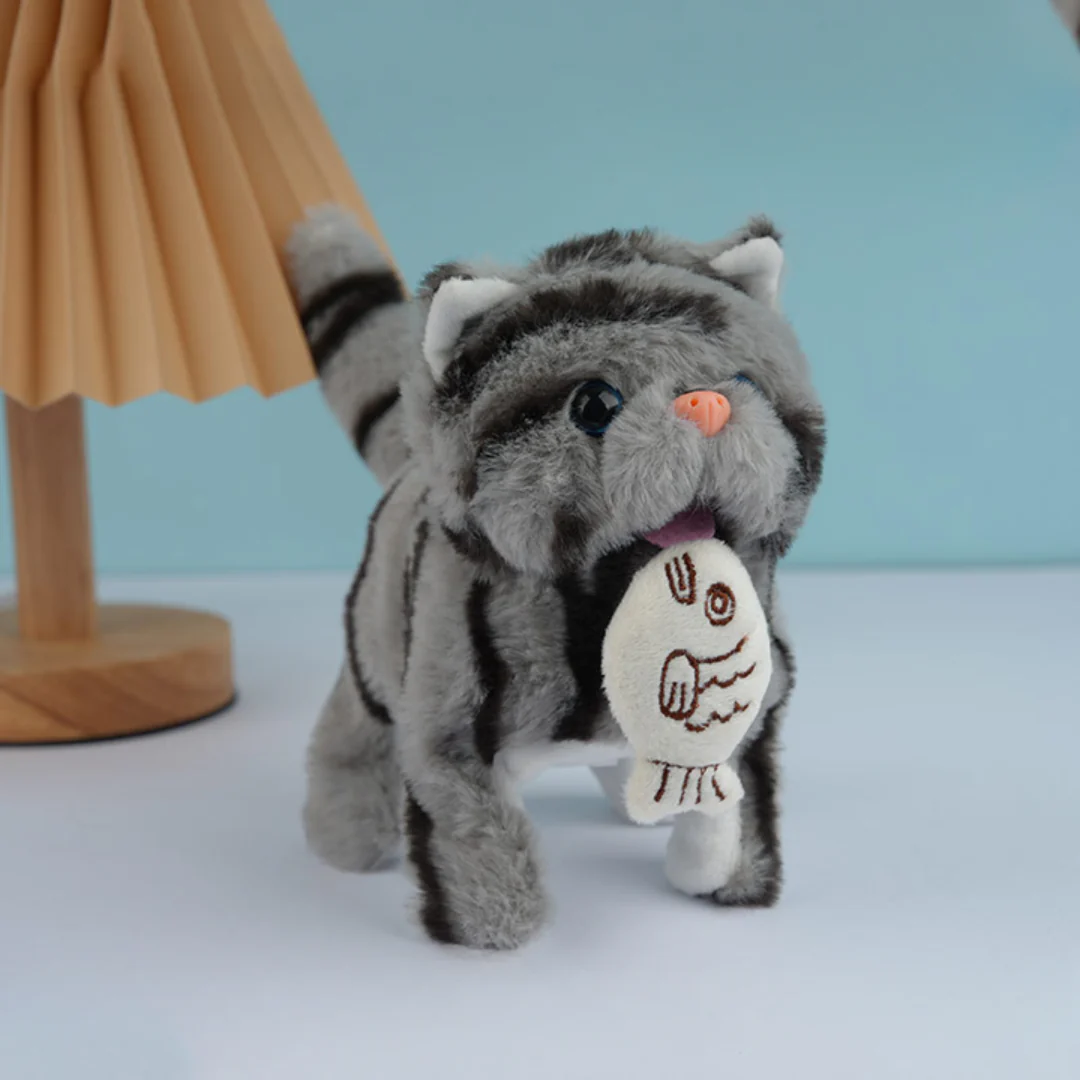 Speelgoed Kat Robotpluche Interactief Wit Perzisch Kitten - immagine 3