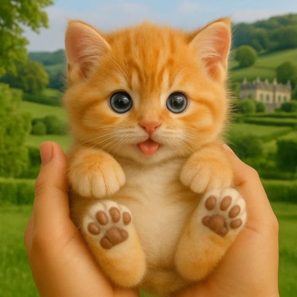 Robot Kat Interactief Speelgoed Realistisch Oranje Tabby Katje - immagine 2